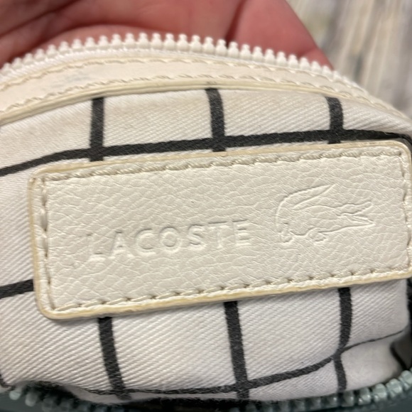LACOSTE Hobo Shoulder Bag with Front Pocket - Picture 4 of 8